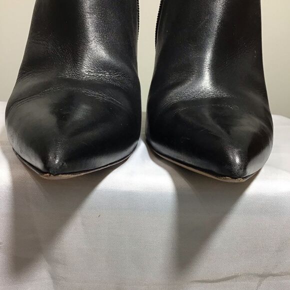 VALENTINO GARAVANI Black Calfskin Rockstud 100mm Ankle Boots Size 40 - Picture 12 of 16